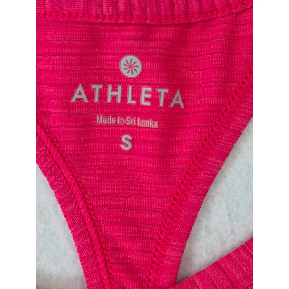 Athleta Racerback Tank Top Women's Small Pink Athletic Workout Stretch